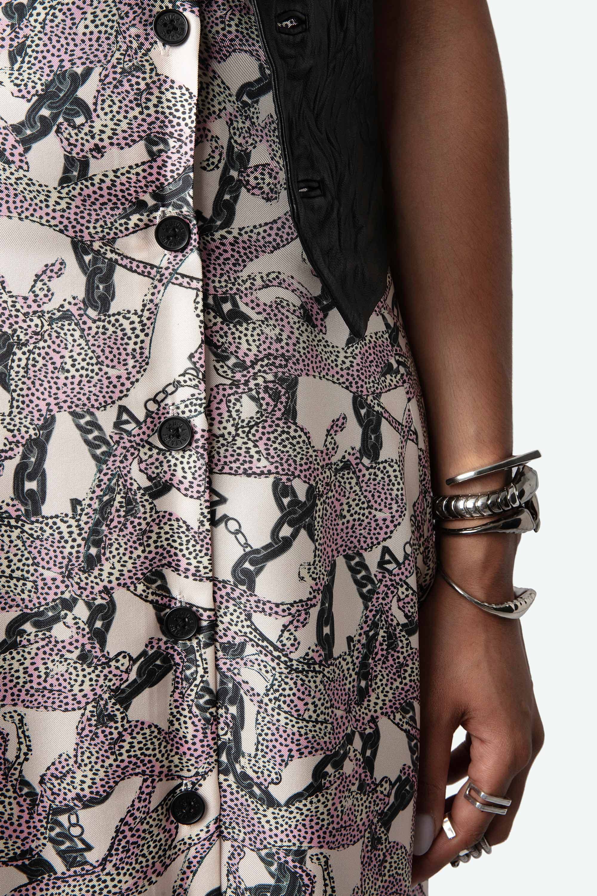 June Silk Chain Skirt