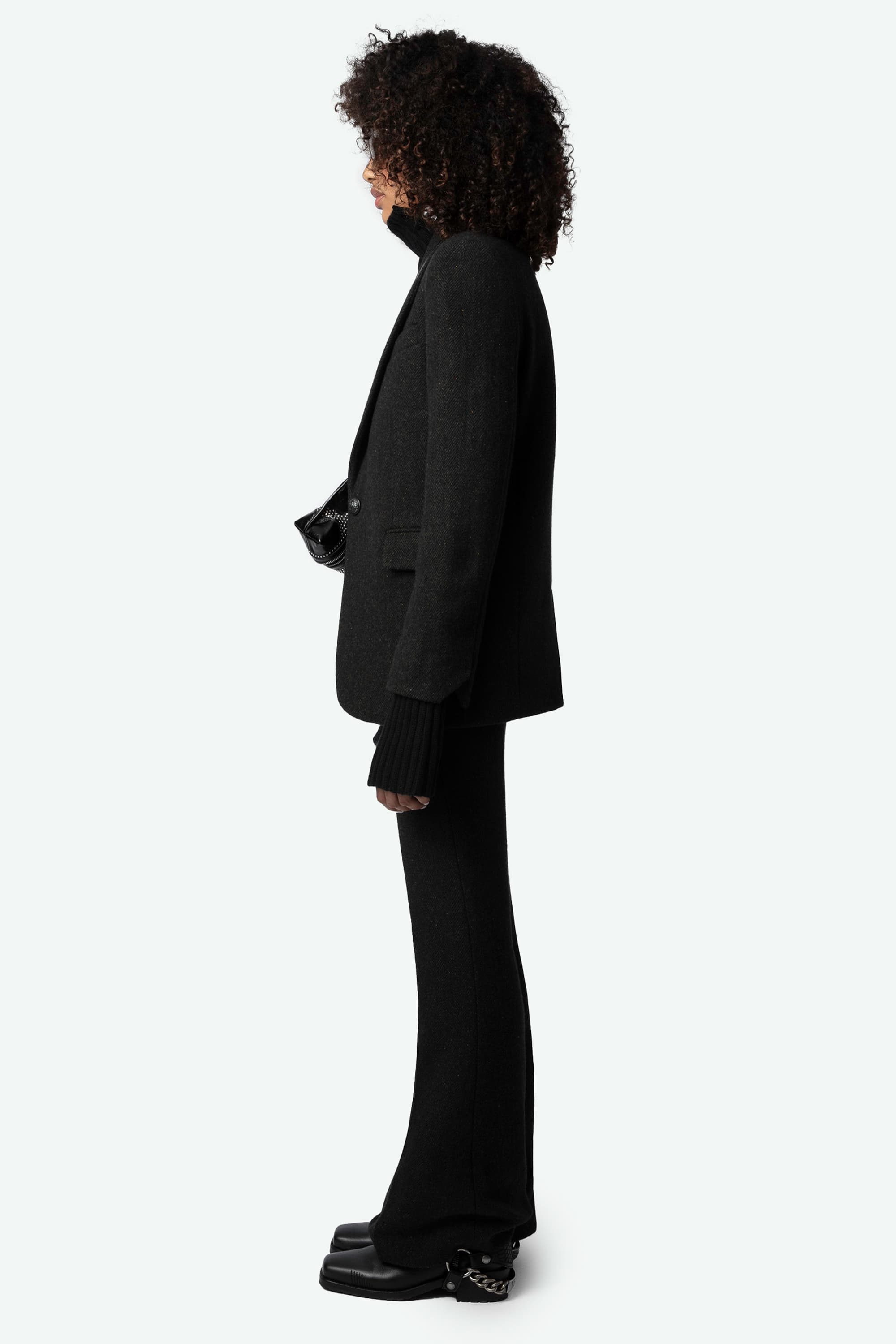 [특가] Prevy Chevron Wool Pants