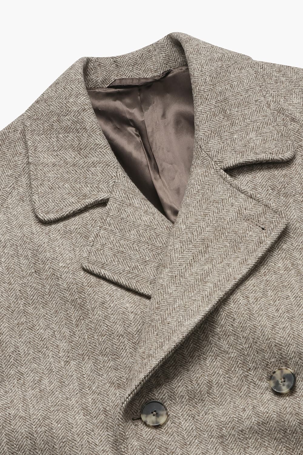 [기간한정] 울100 GRANDAD COAT 그레이 코트 QE4FMDBCO101Q94