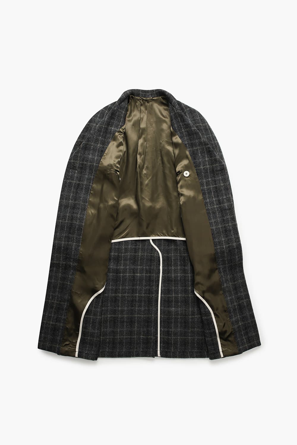 [기간한정] 울100 GRANDAD COAT 그레이 코트 QE4FMDBCO102Q95