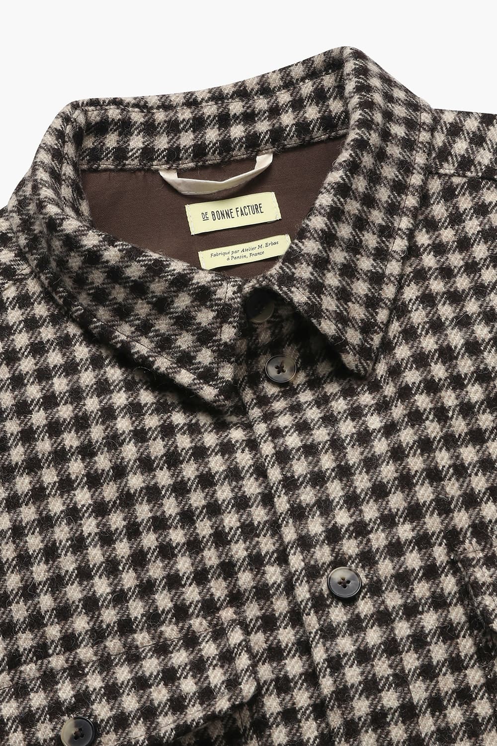 [기간한정] 울100 OVERSHIRT 브라운 아우터 QE4FMDBOT101Q85