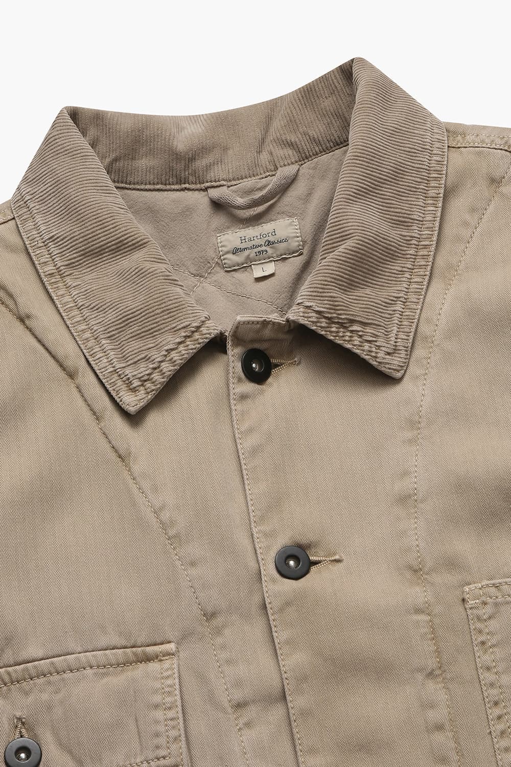 면100 JIG 베이지 아우터 QE4FMHTOT103Q15