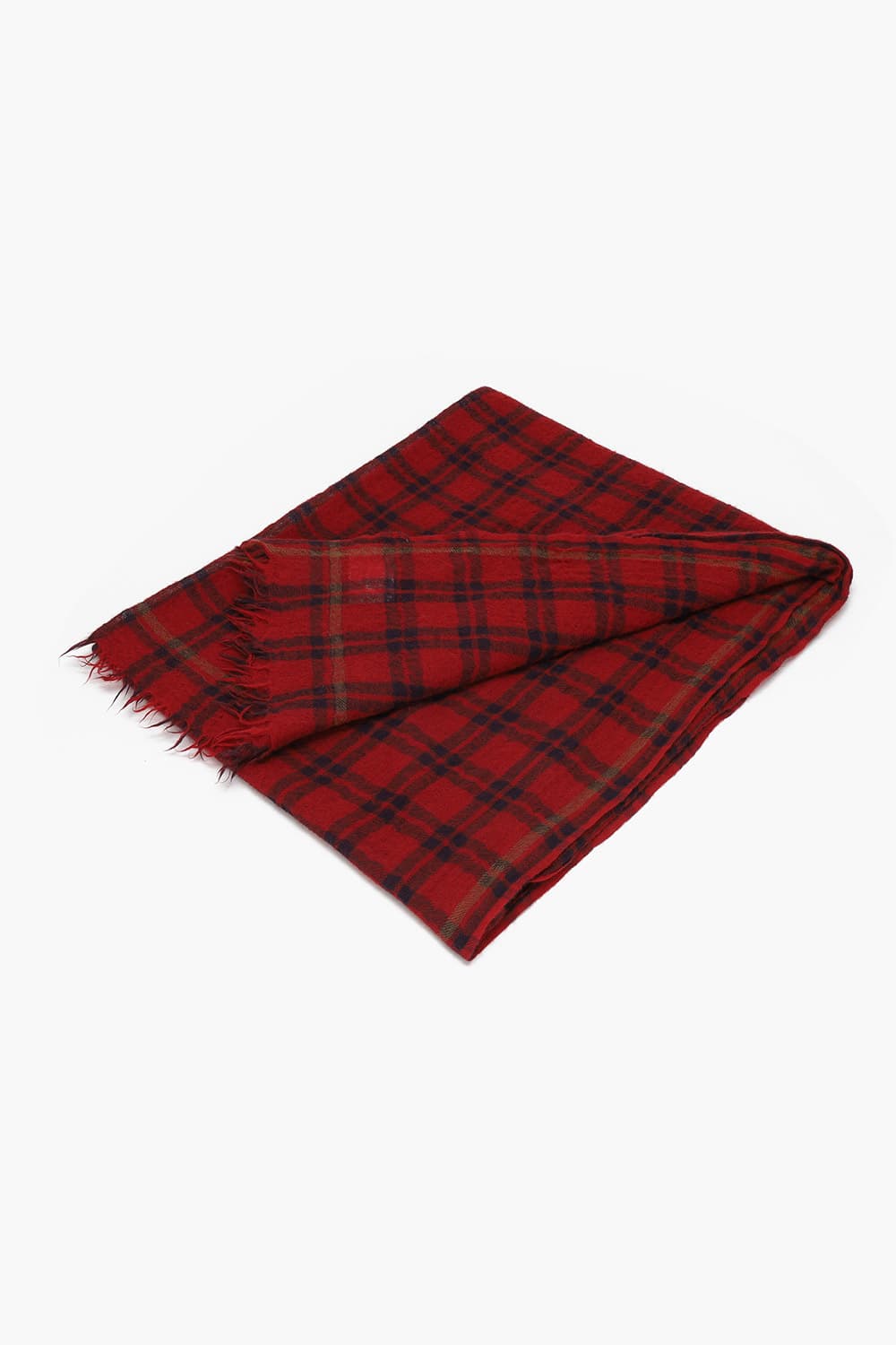 울100 BUFFALO CHECK SCARF 레드 머플러 QE4FMHTSC102Q44