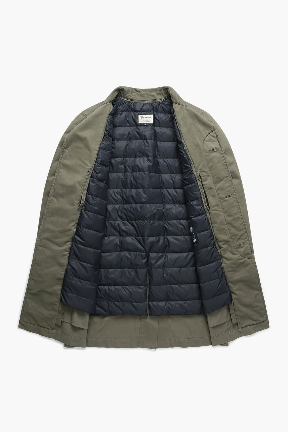 면100 Borart CO 다운 라이트 브라운 아우터 RE4FMBAOT103R80