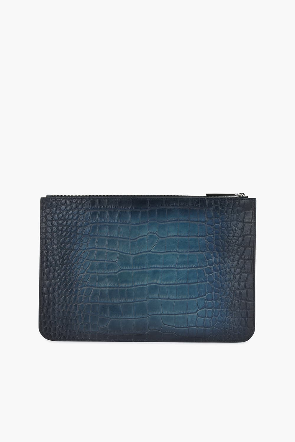 24 르글랑 아뜰리에 크로코패턴 클러치 블루 CG190375Z