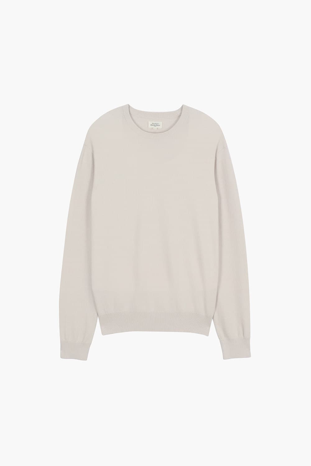 코튼 에브리데이 라운드 니트 베이지 QE5SMHTKN106Q15