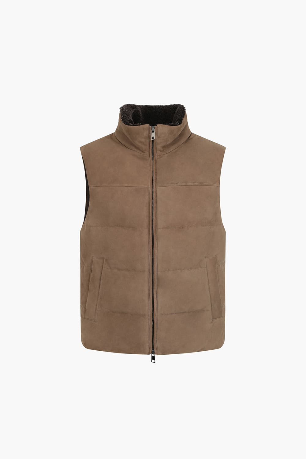 베스트 Suede Goat Leather Vest RE5FMMALE801R85
