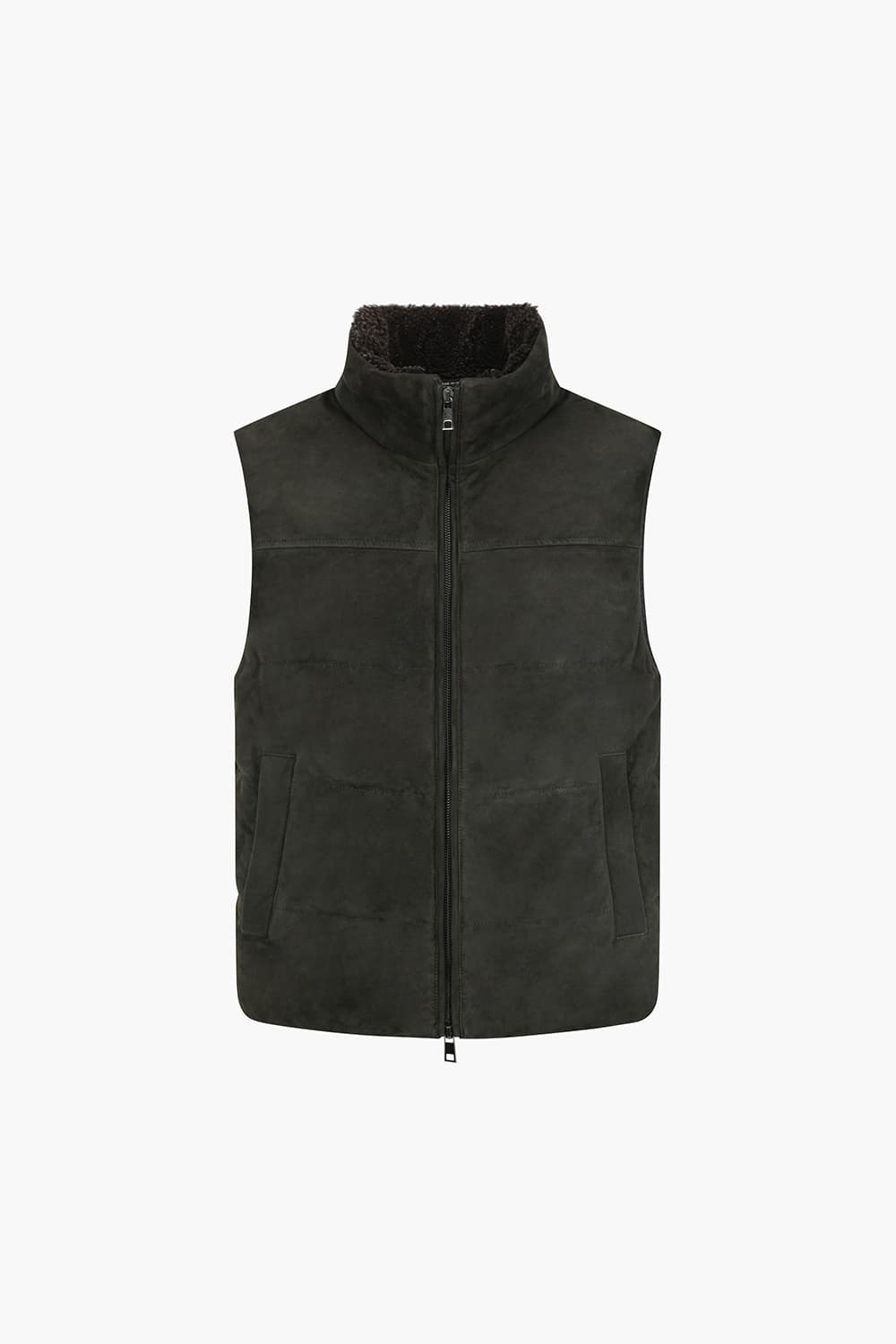 베스트 Suede Goat Leather Vest RE5FMMALE801R79