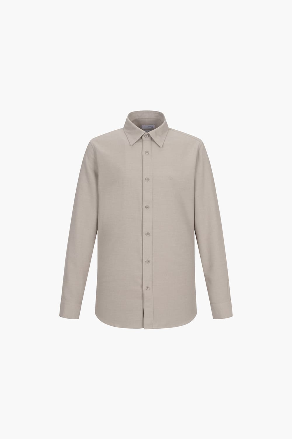 솔리드 기모 트리콜로르 956 컴포터블(뉴 캐주얼 핏) 셔츠 베이지 SE4FM22LS956SBE