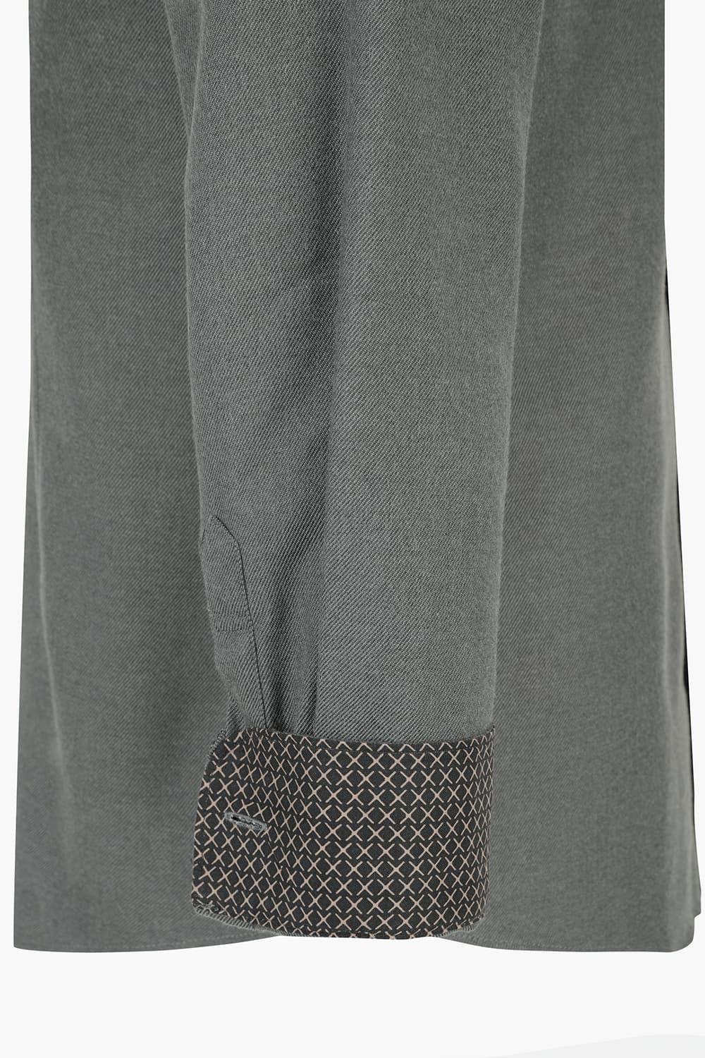 솔리드 기모 배색 781 컴포터블 셔츠 그레이 SE4FM22LS781SGY