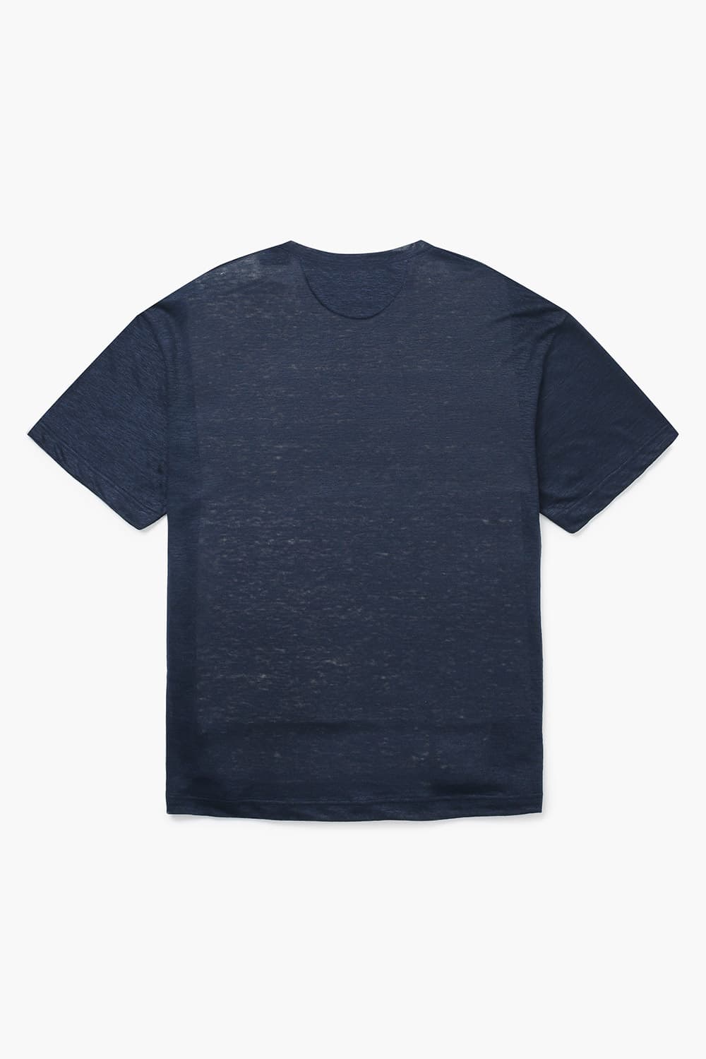린넨 포켓 오버사이즈 003 다크네이비 반소매 티셔츠