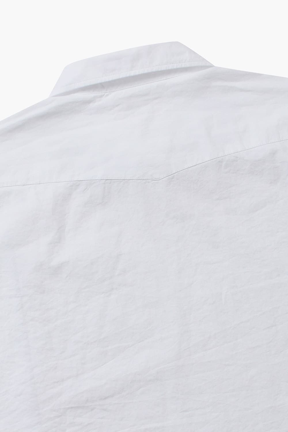 STORM 코튼 포켓 001 화이트 셔츠