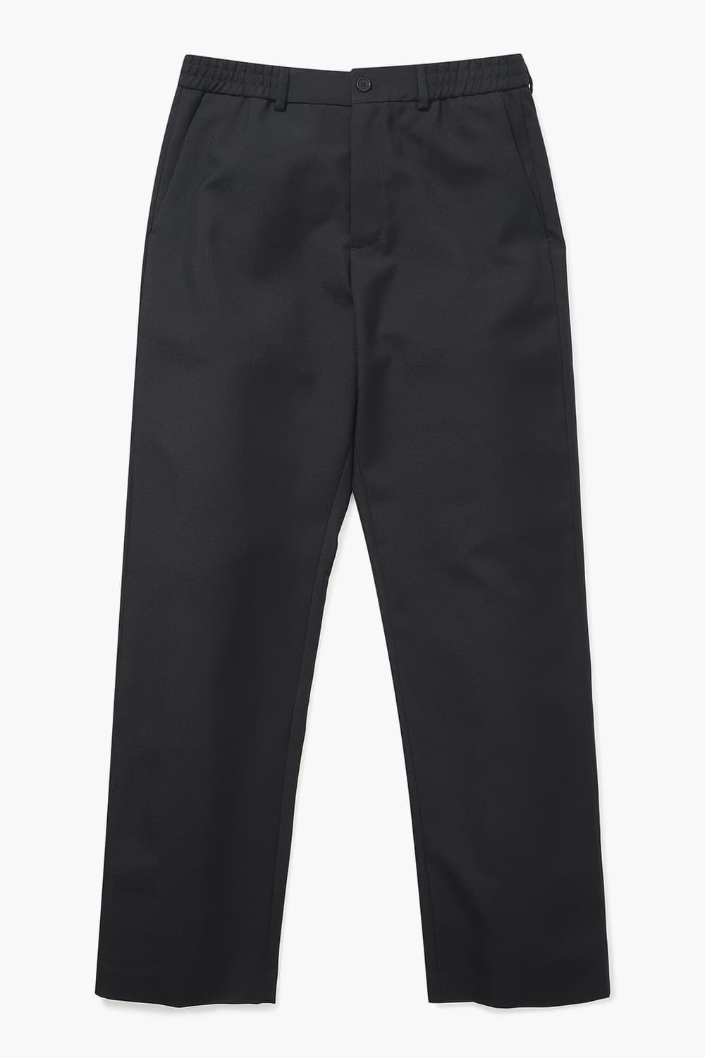 PANU 울 와이드 001 블랙 팬츠