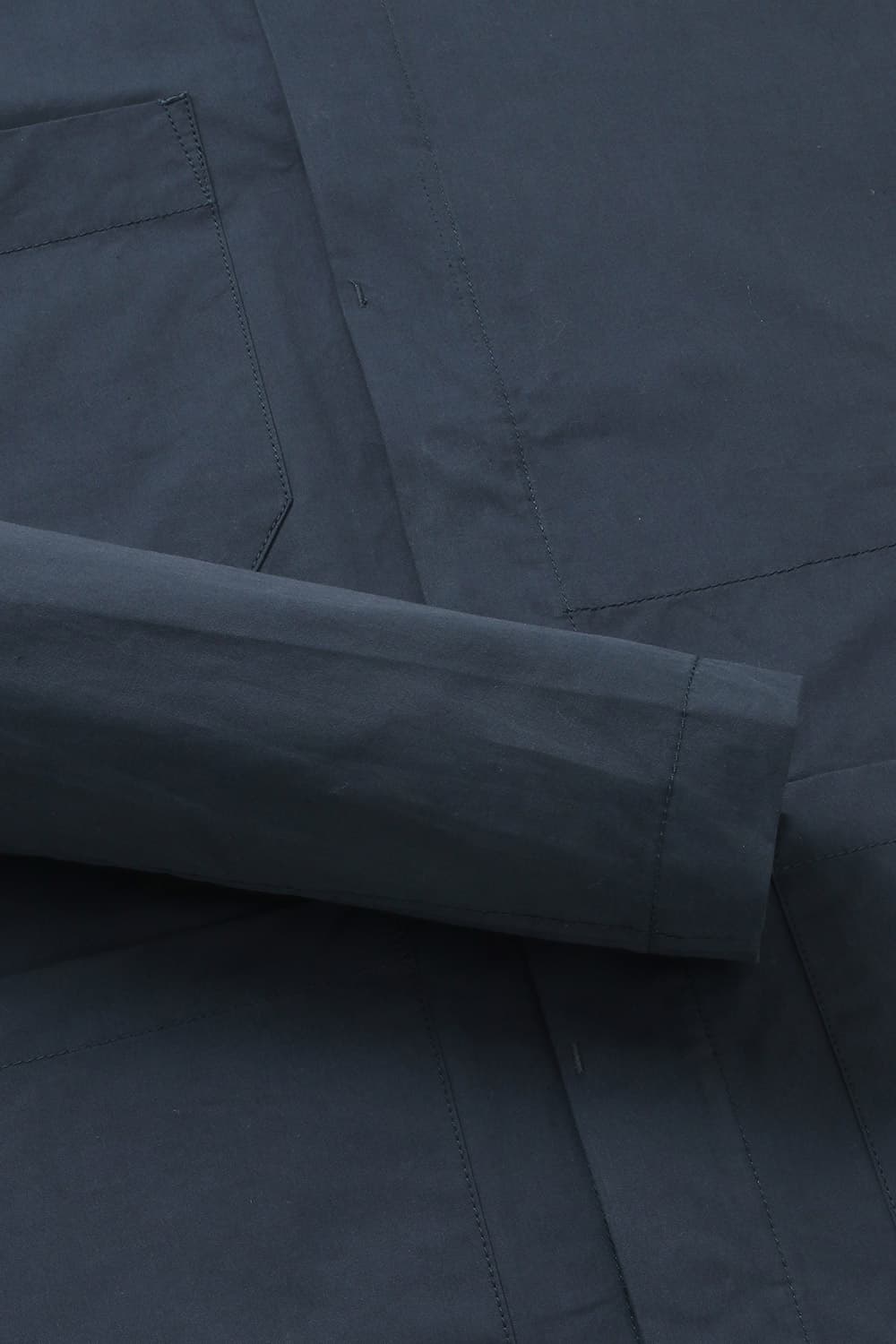 CANZU 코튼 베이직 빅 포켓 001 다크네이비 셔츠