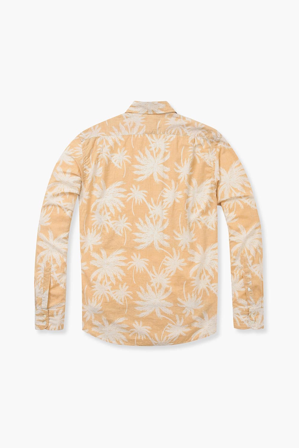 PAUL 코튼 트로피컬 패턴 005 옐로우 셔츠