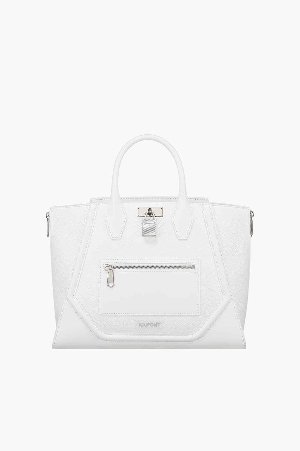 24 리비에라 미디움 토트백 화이트/실버 N1RV262WH1