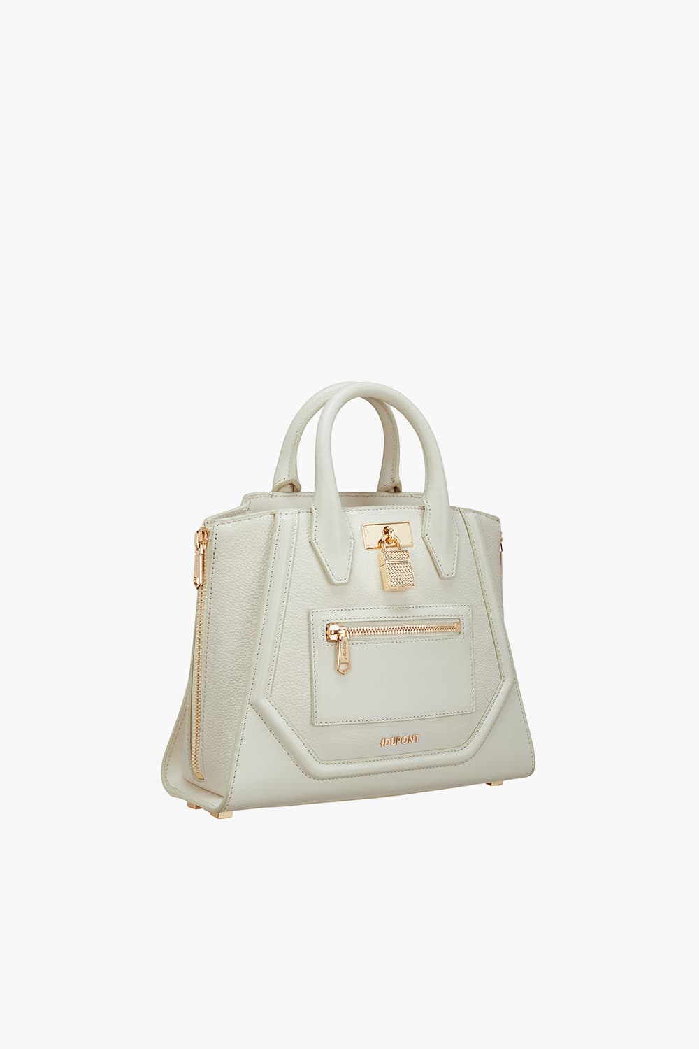 리비에라 스몰 토트백 화이트/골드 N1RV261WH2