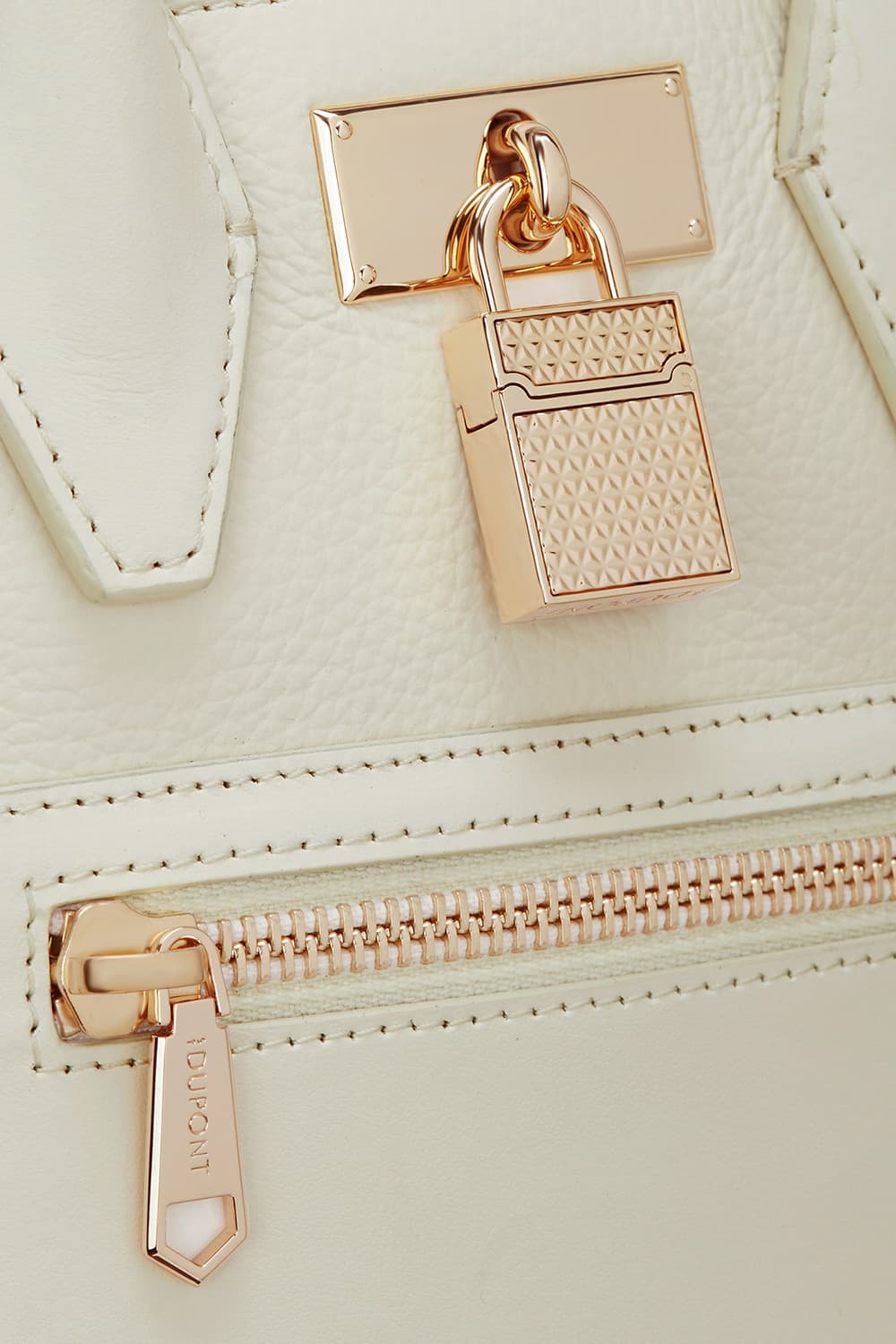 리비에라 스몰 토트백 화이트/골드 N1RV261WH2