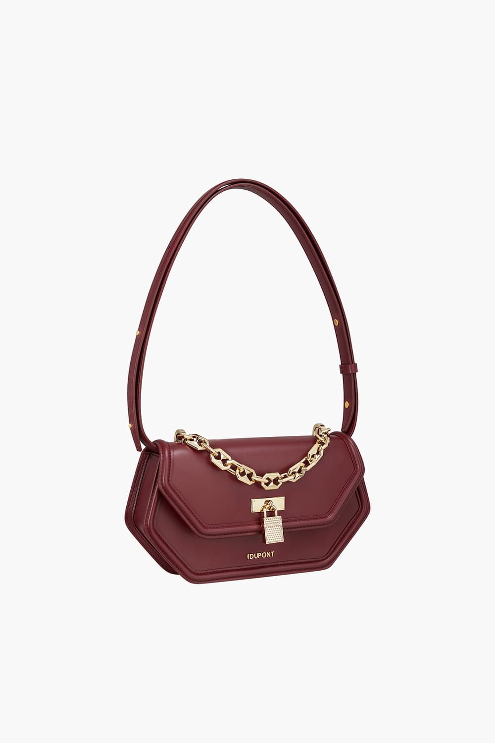 26 리비에라 바게트 숄더백 다크레드 N1RV292RD2