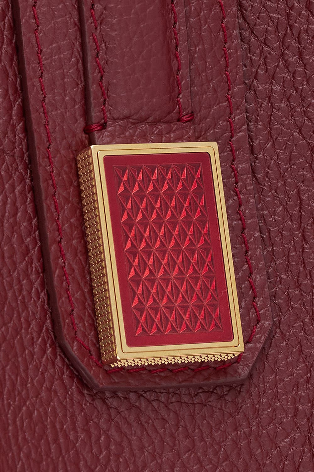 26 빅토리아 토트 숄더백 다크 레드 N1VI333RD1