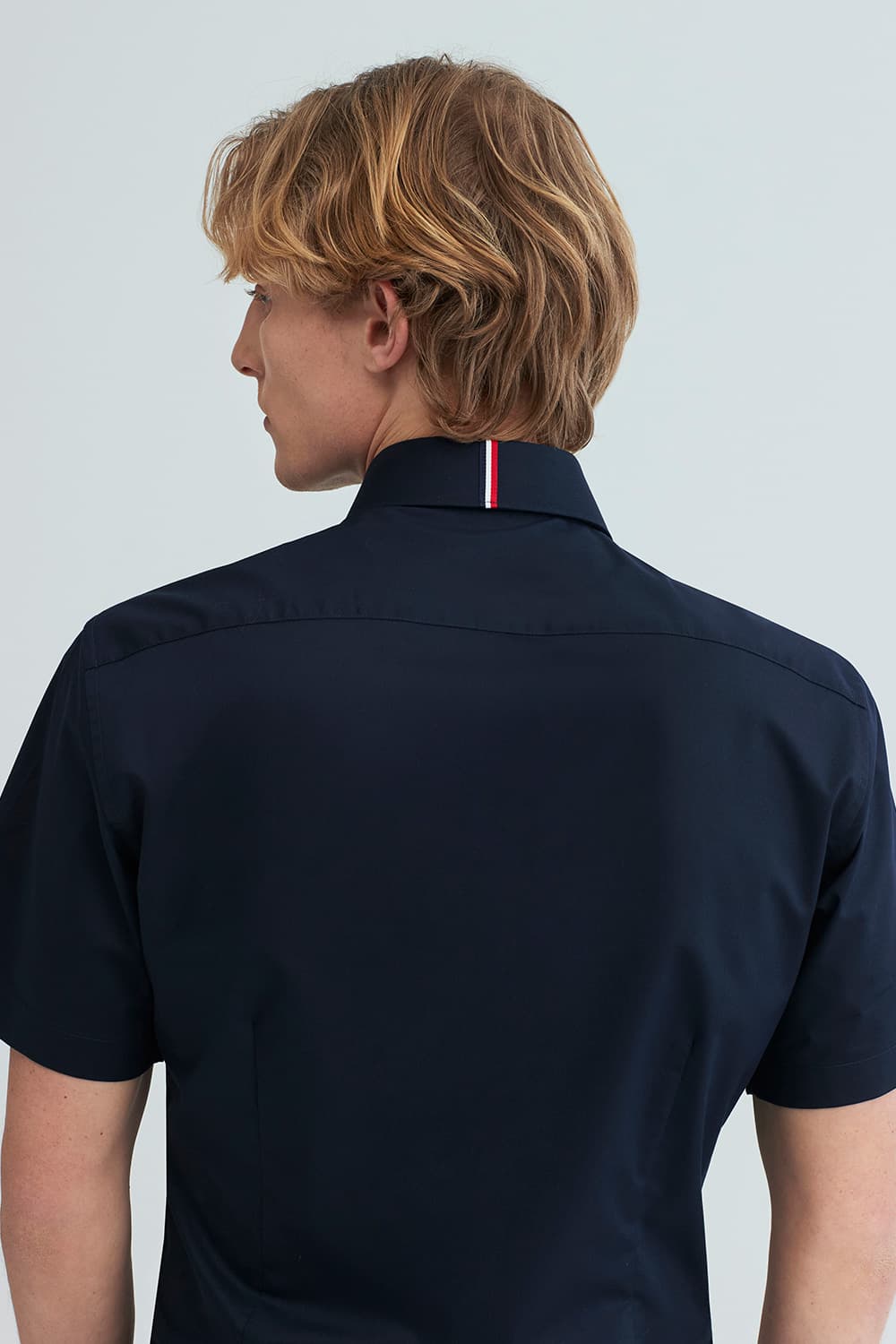 플라켓 트리콜로르 952 컴포터블 반팔 셔츠 네이비 SE6MM22HS952SNY