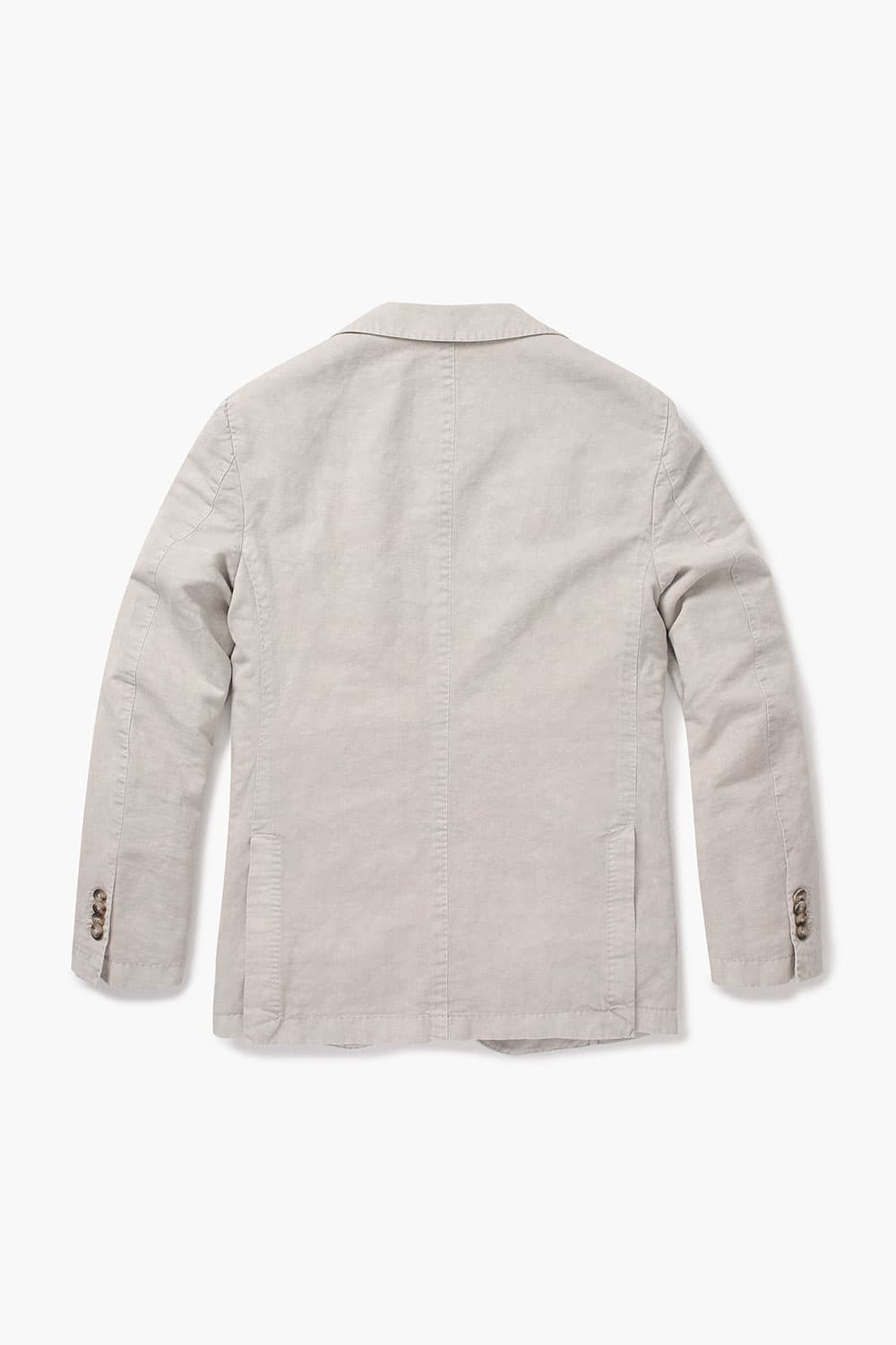 린넨 셰비 가먼트다잉 101 라이트베이지 테일러드 자켓