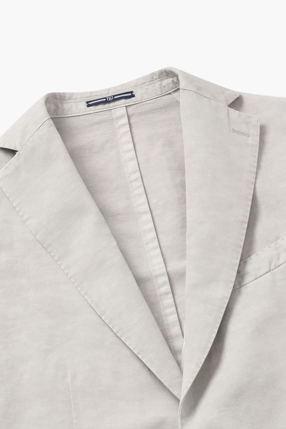 린넨 셰비 가먼트다잉 101 라이트베이지 테일러드 자켓