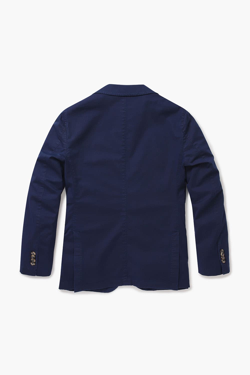 면 혼방 셰비 가먼트다잉 102 네이비 테일러드 자켓