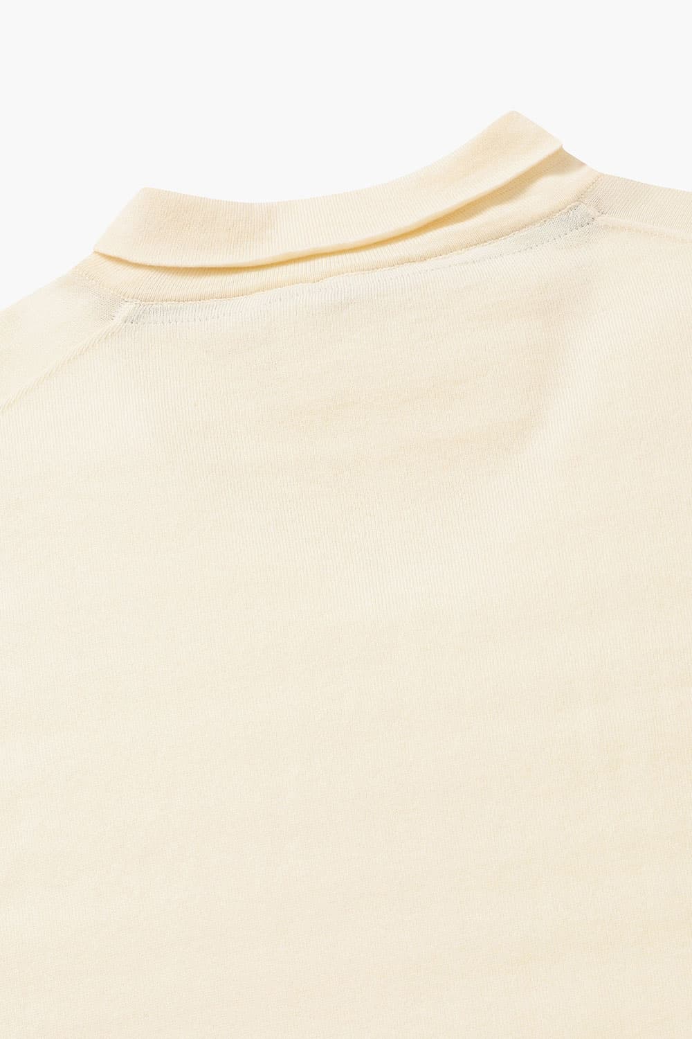 코튼 폴로 102 아이보리 긴소매 니트