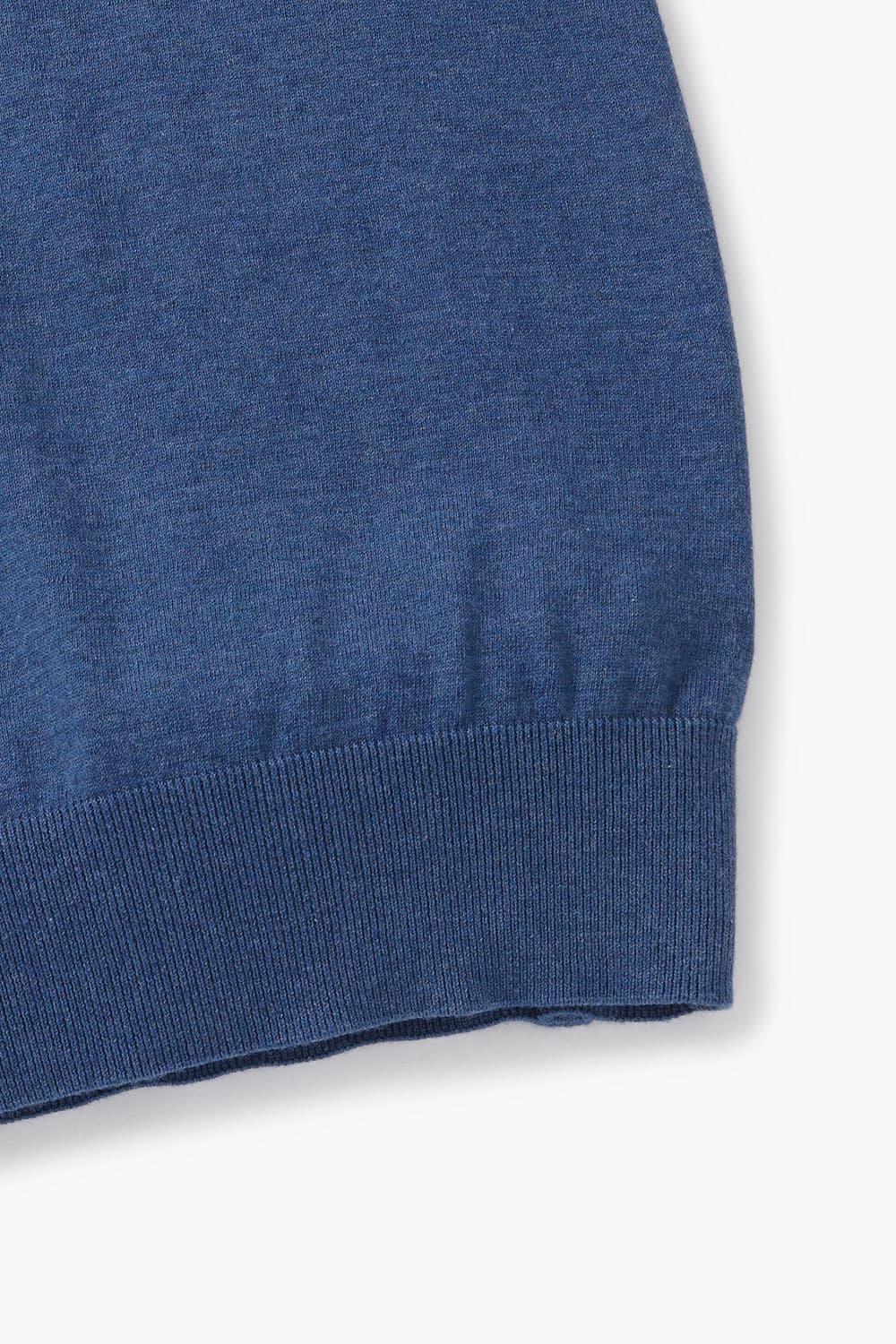 코튼 폴로 102 네이비 긴소매 니트