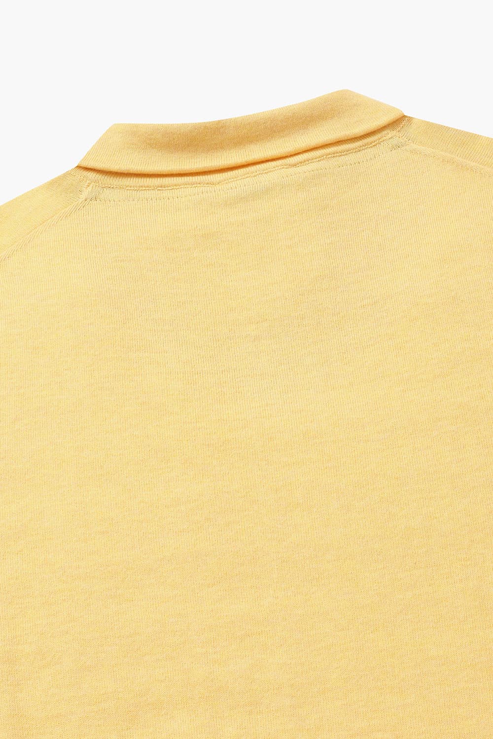 코튼 폴로 502 옐로우 반소매 니트