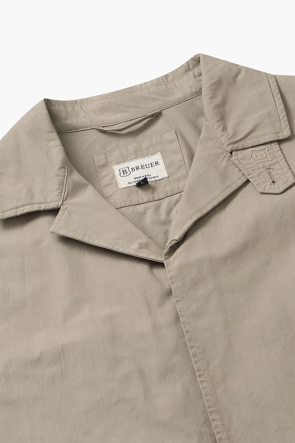 코튼 가먼트다잉 104 베이지 트렌치 코트