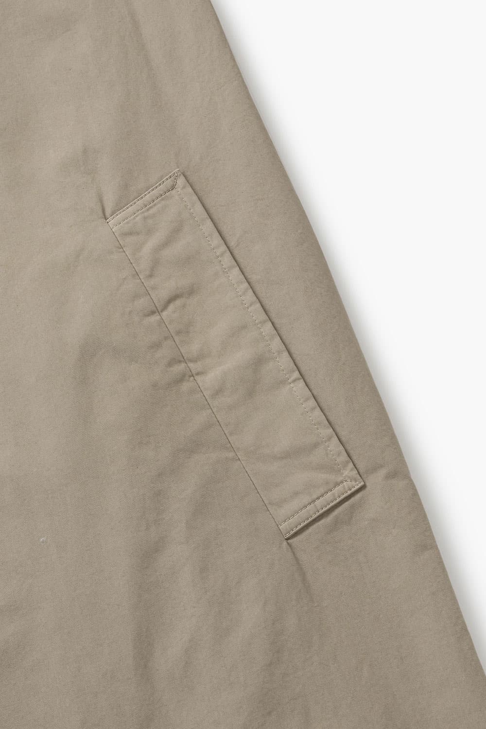 코튼 가먼트다잉 104 베이지 트렌치 코트