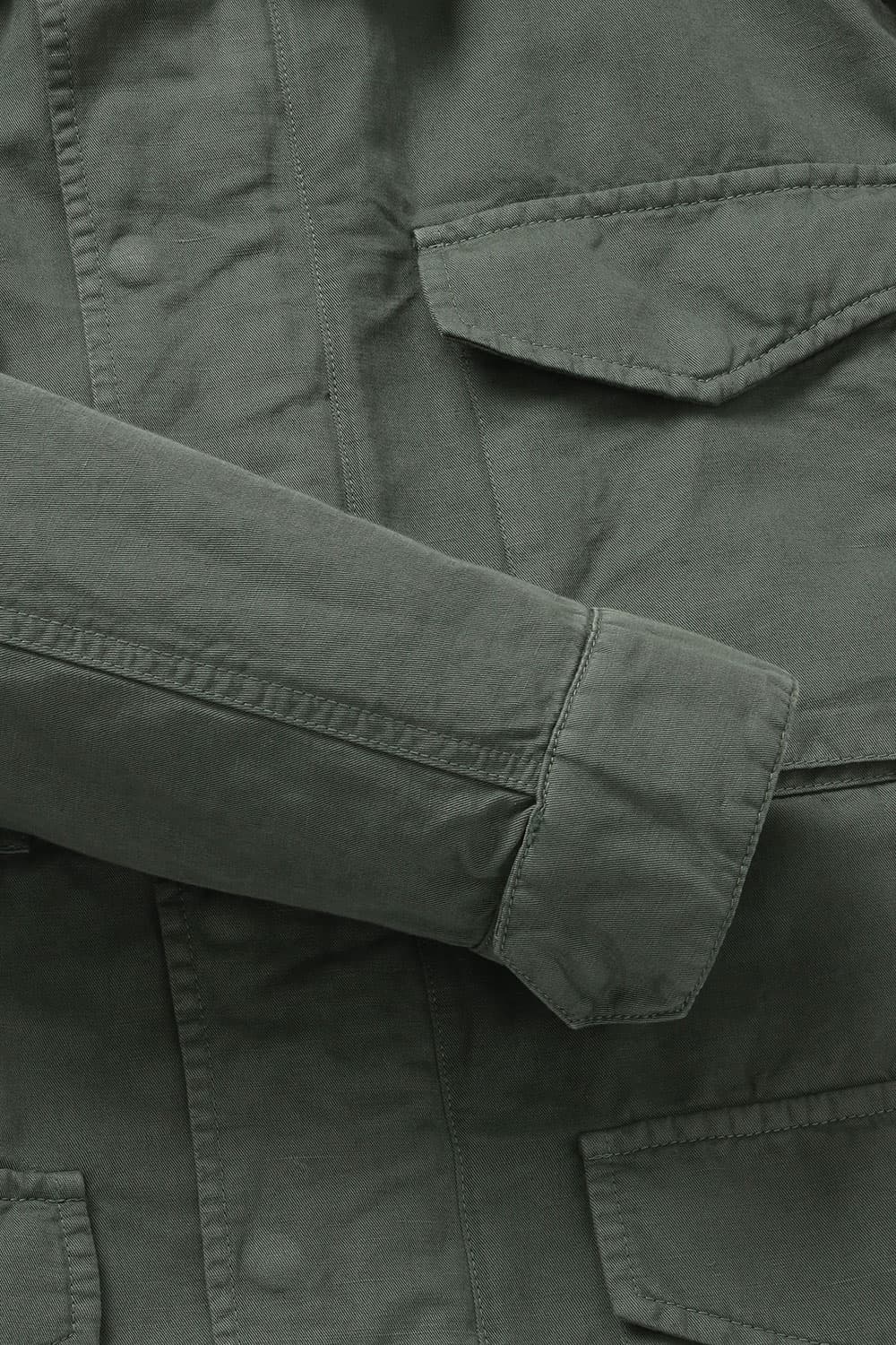 면 혼방 워크웨어 105 카키 캐주얼 자켓