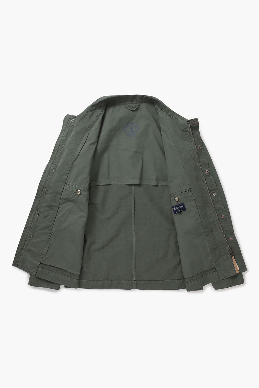 면 혼방 워크웨어 105 카키 캐주얼 자켓