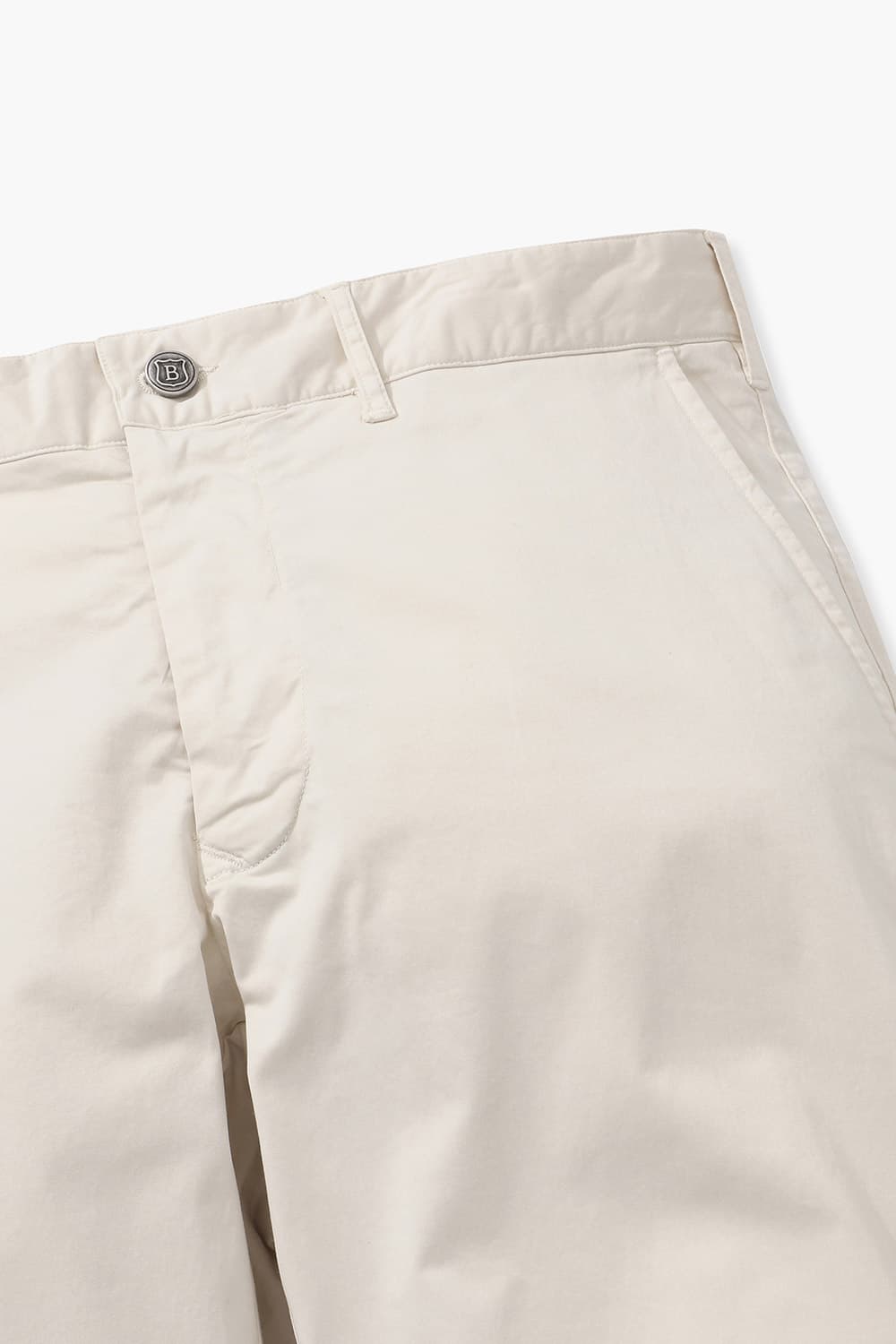 코튼 슬림 301 아이보리 캐주얼 팬츠