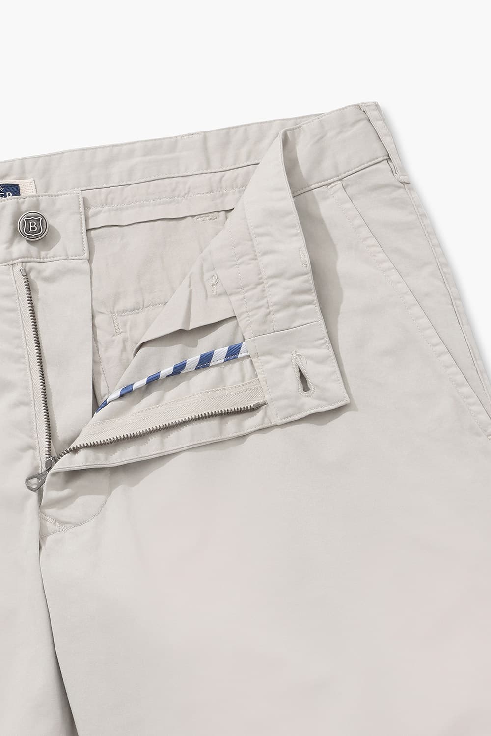 코튼 슬림 301 아이보리 캐주얼 팬츠