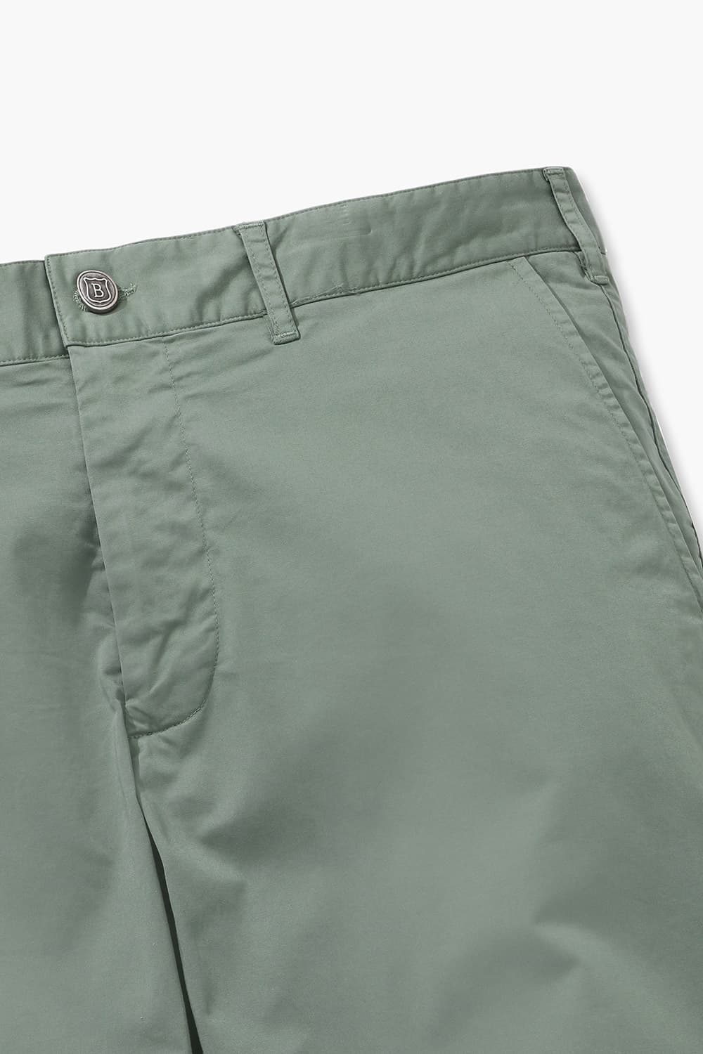 코튼 슬림 301 라이트그린 캐주얼 팬츠