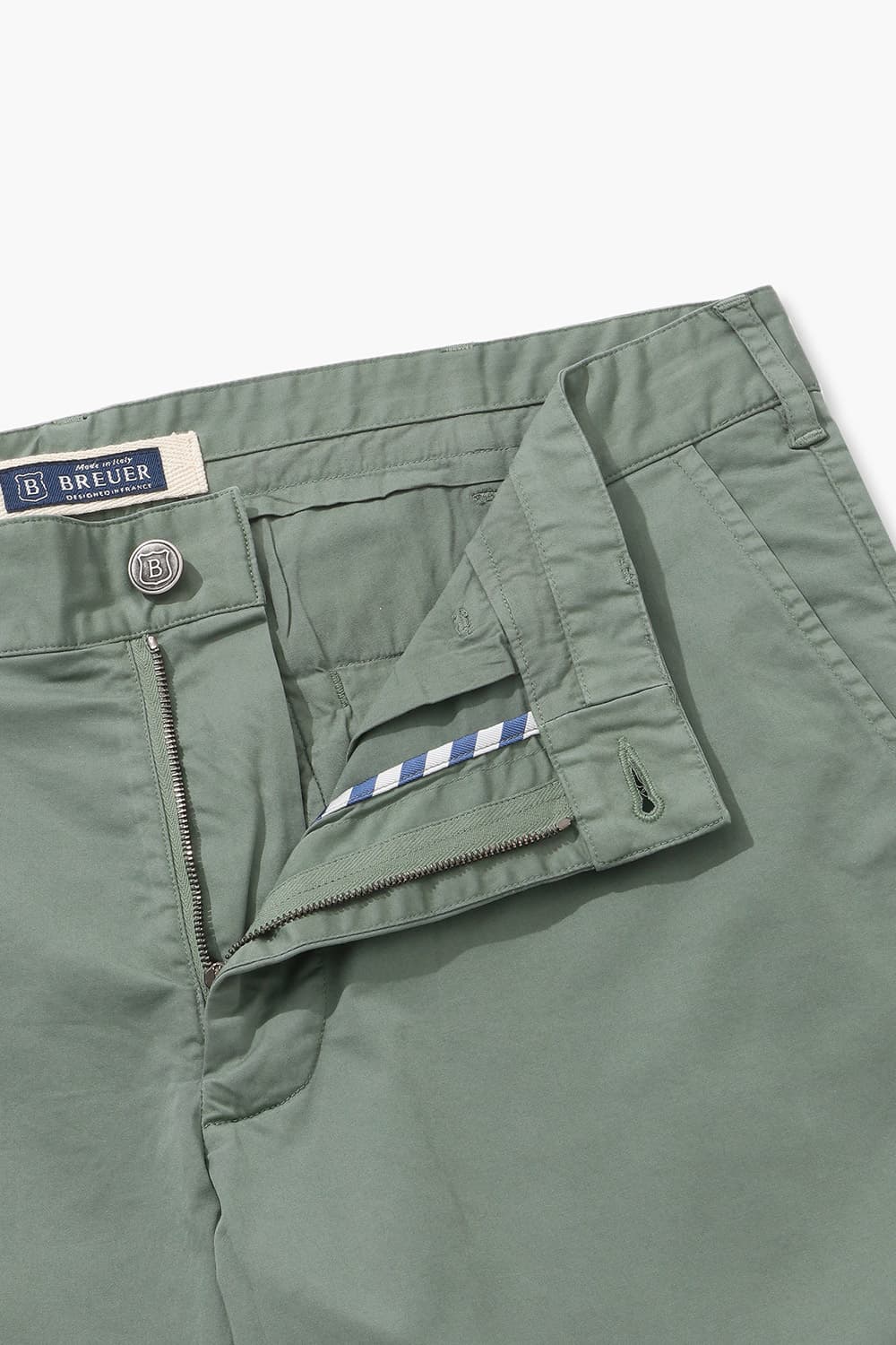 코튼 슬림 301 라이트그린 캐주얼 팬츠