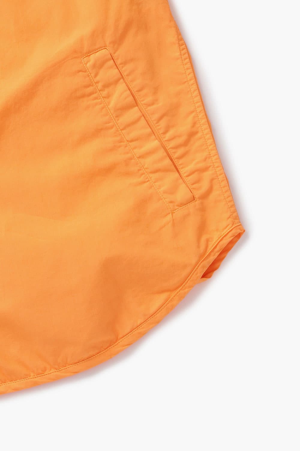 코튼 버튼 다운 투 포켓 201 오렌지 셔츠