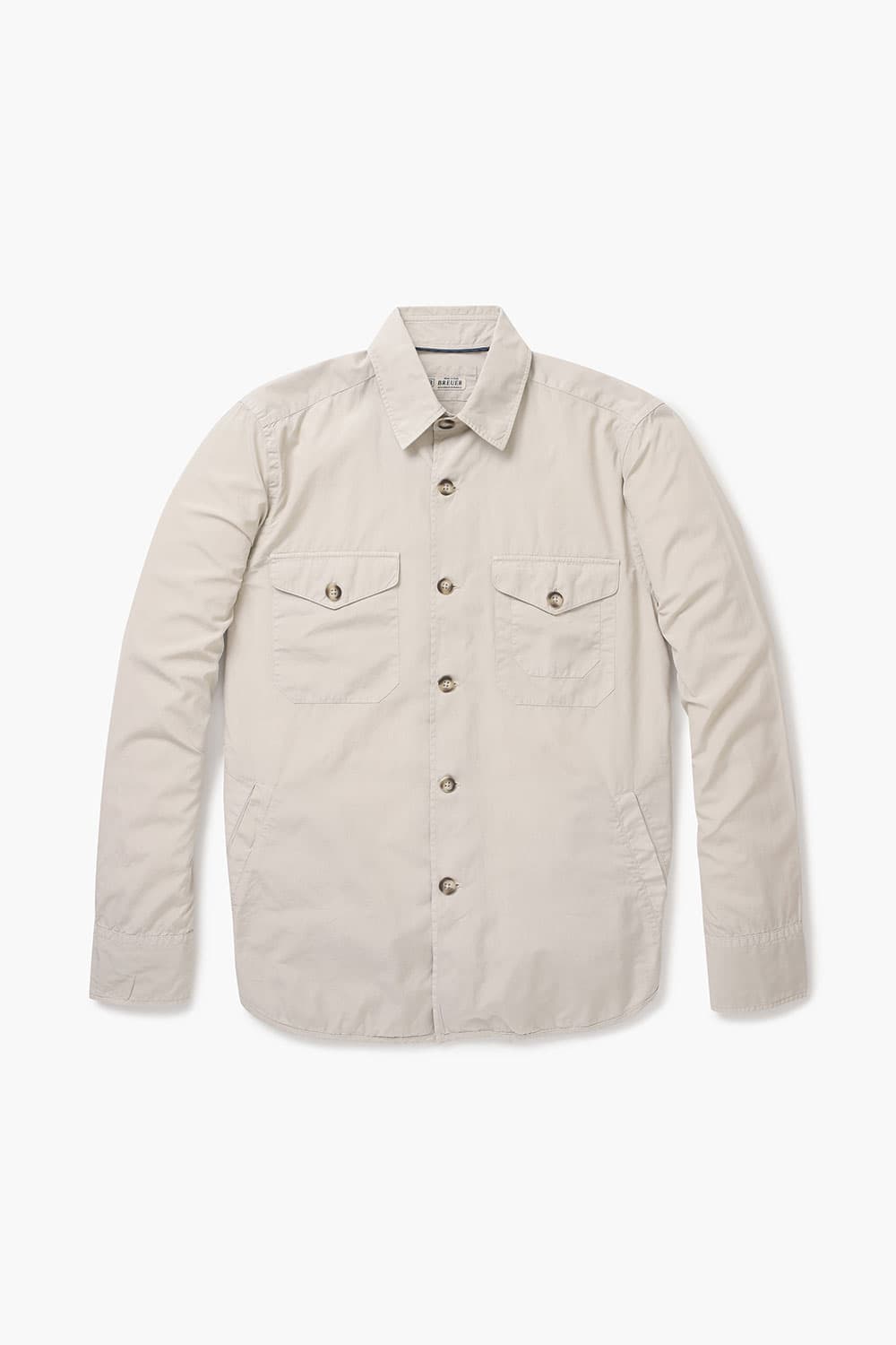 코튼 버튼 다운 투 포켓 201 라이트그린 셔츠