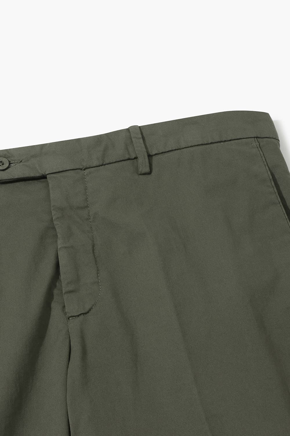 코튼 테이퍼드 802 카키 팬츠