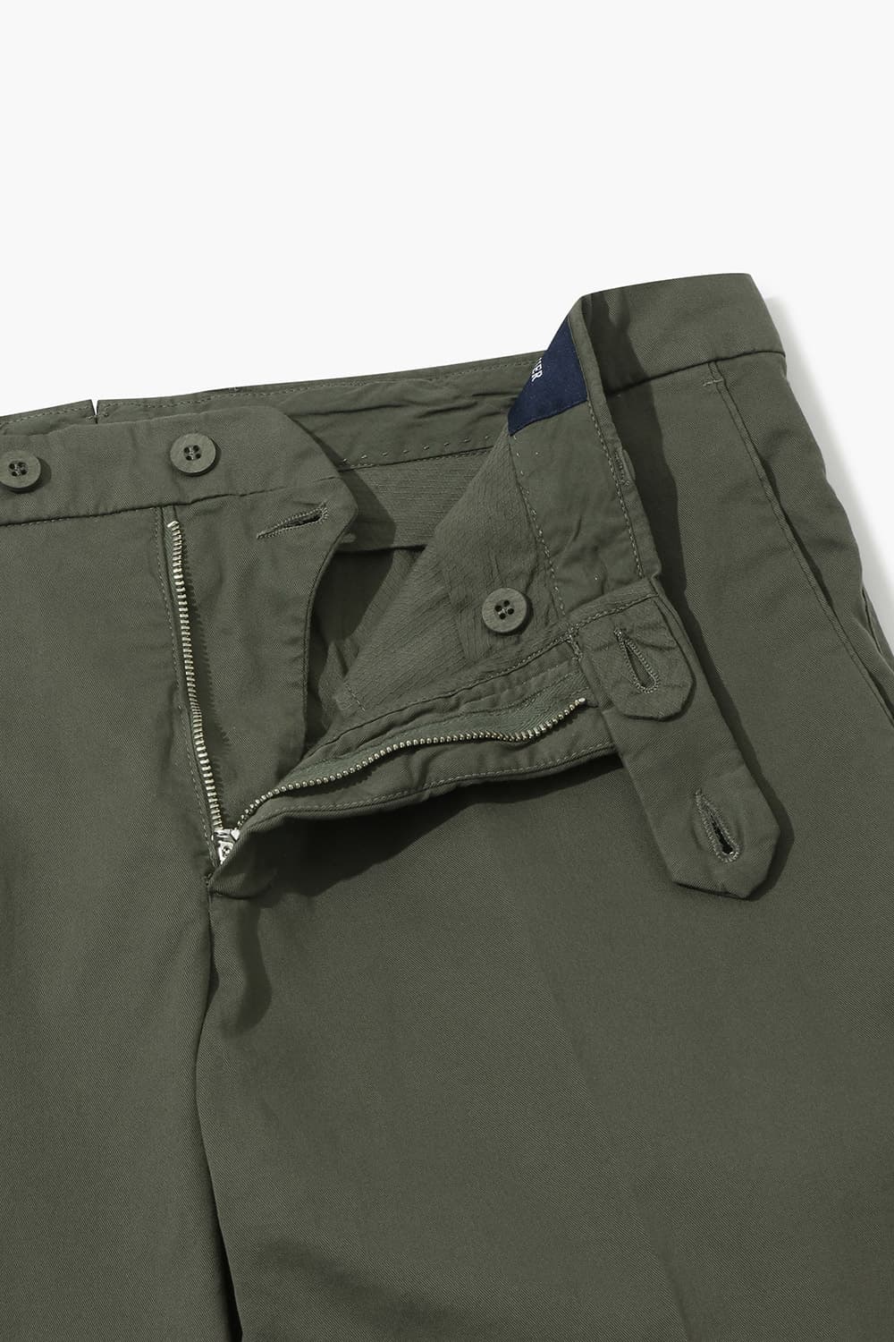 코튼 테이퍼드 802 카키 팬츠