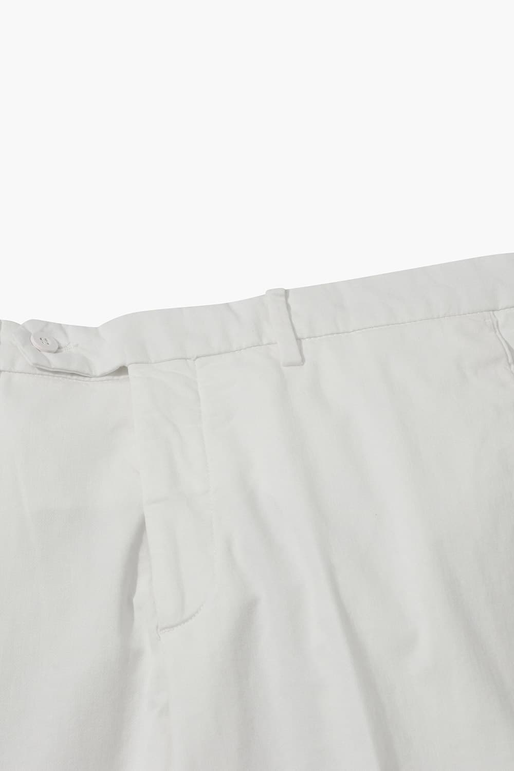 코튼 테이퍼드 802 화이트 팬츠