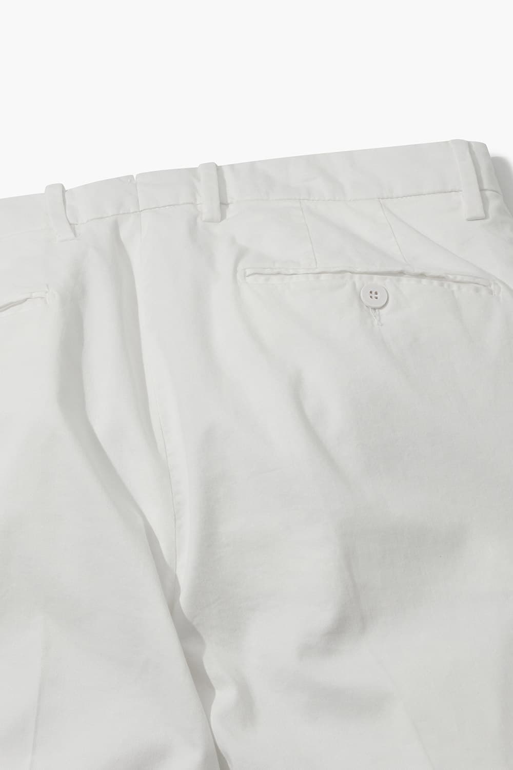 코튼 테이퍼드 802 화이트 팬츠