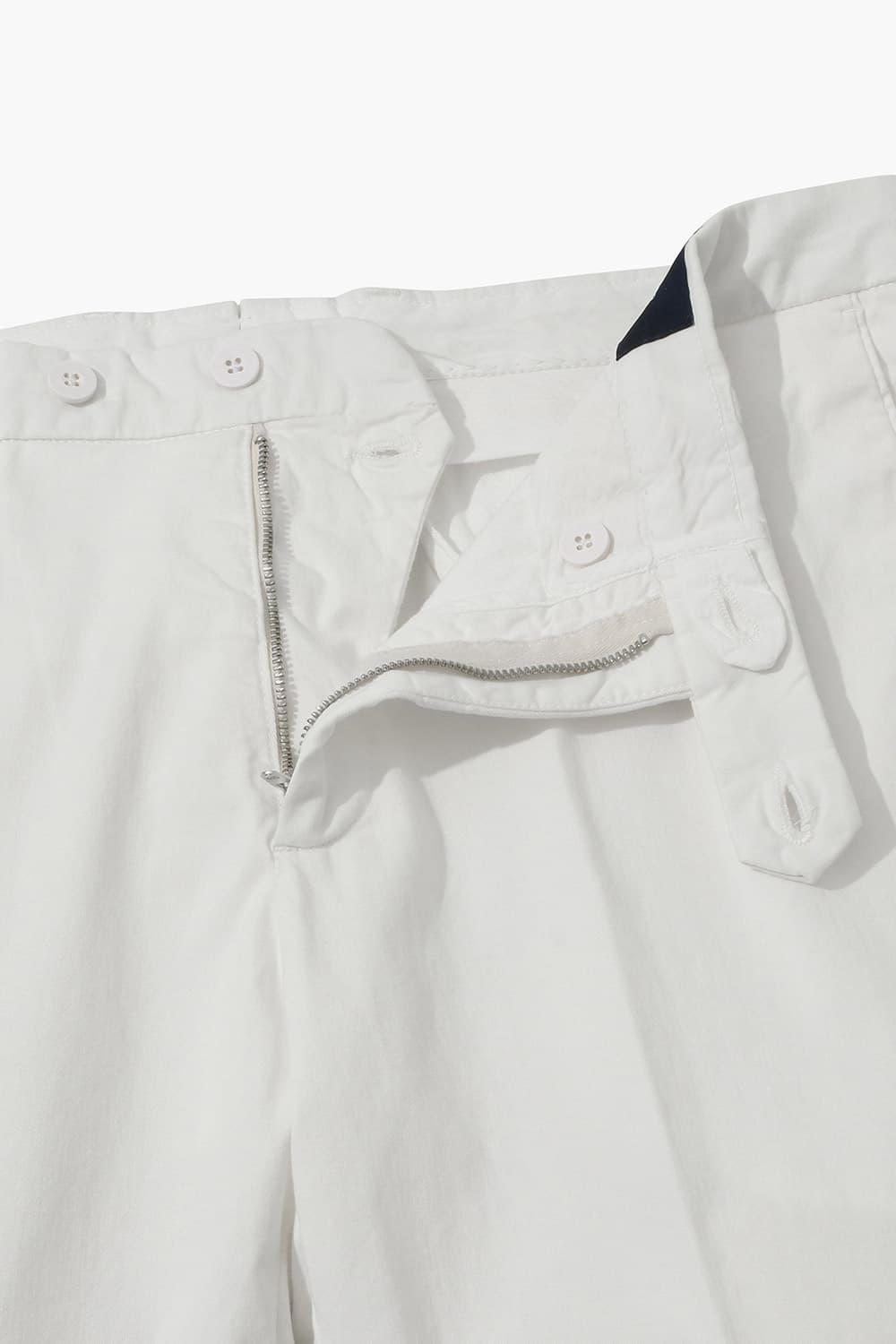 코튼 테이퍼드 802 화이트 팬츠