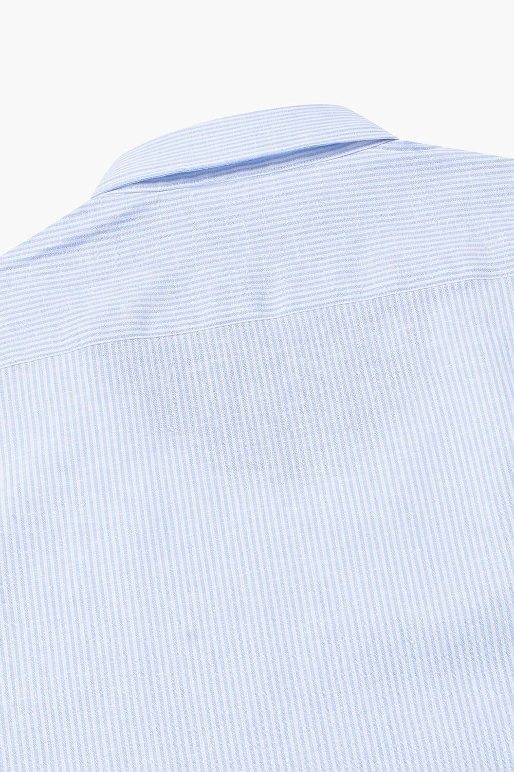 린넨 혼방 스트라이프 809 라이트블루 셔츠
