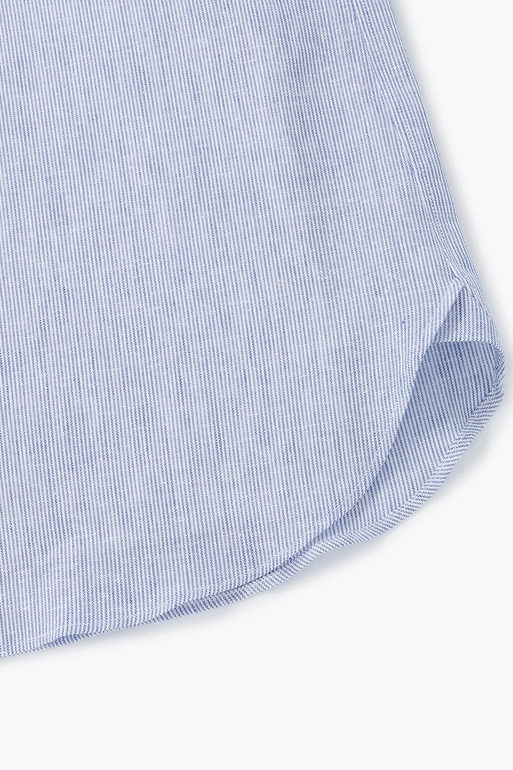 린넨 혼방 스트라이프 808 라이트블루 셔츠