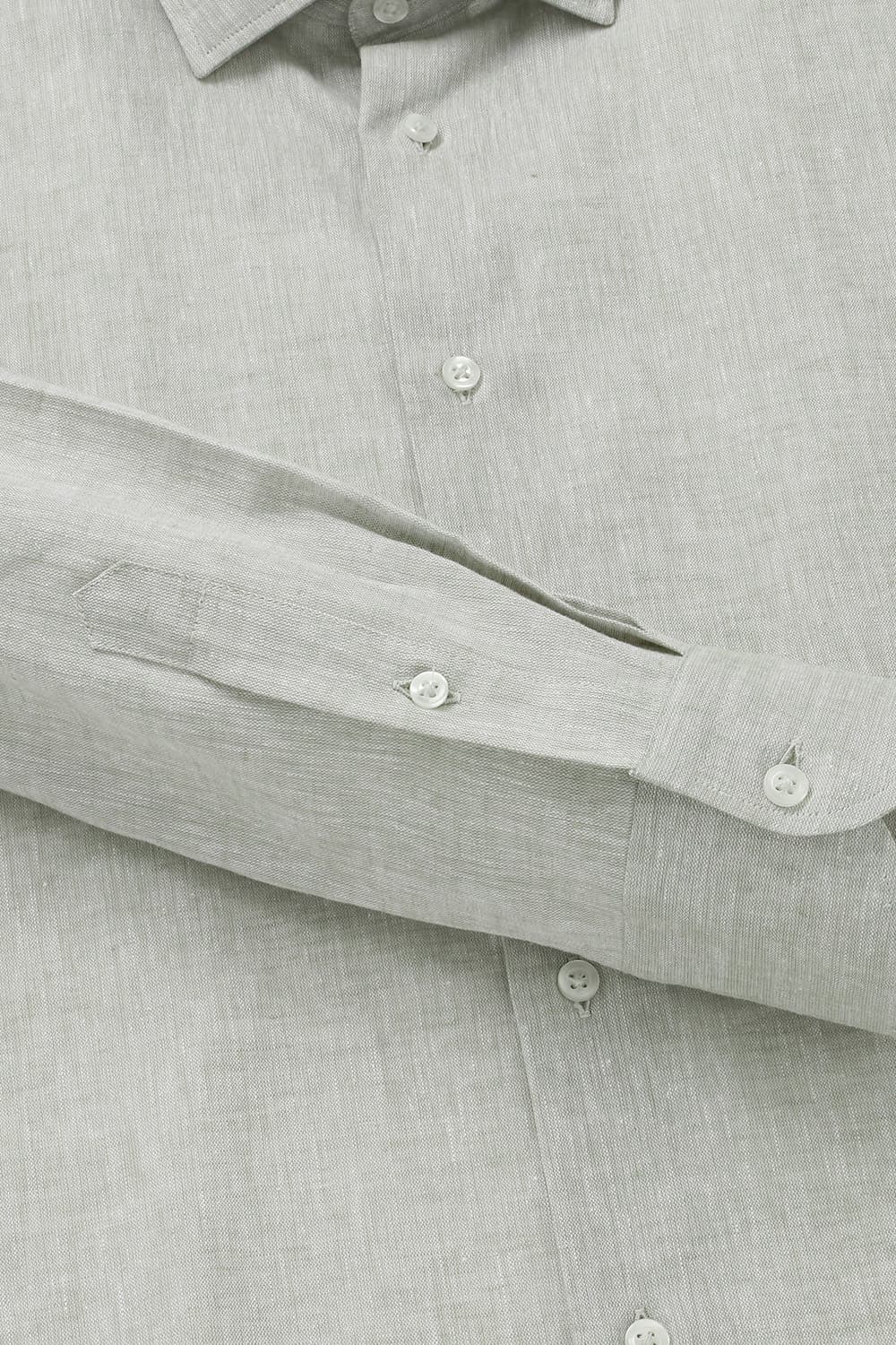 린넨 혼방 베이직 807 라이트그린 셔츠