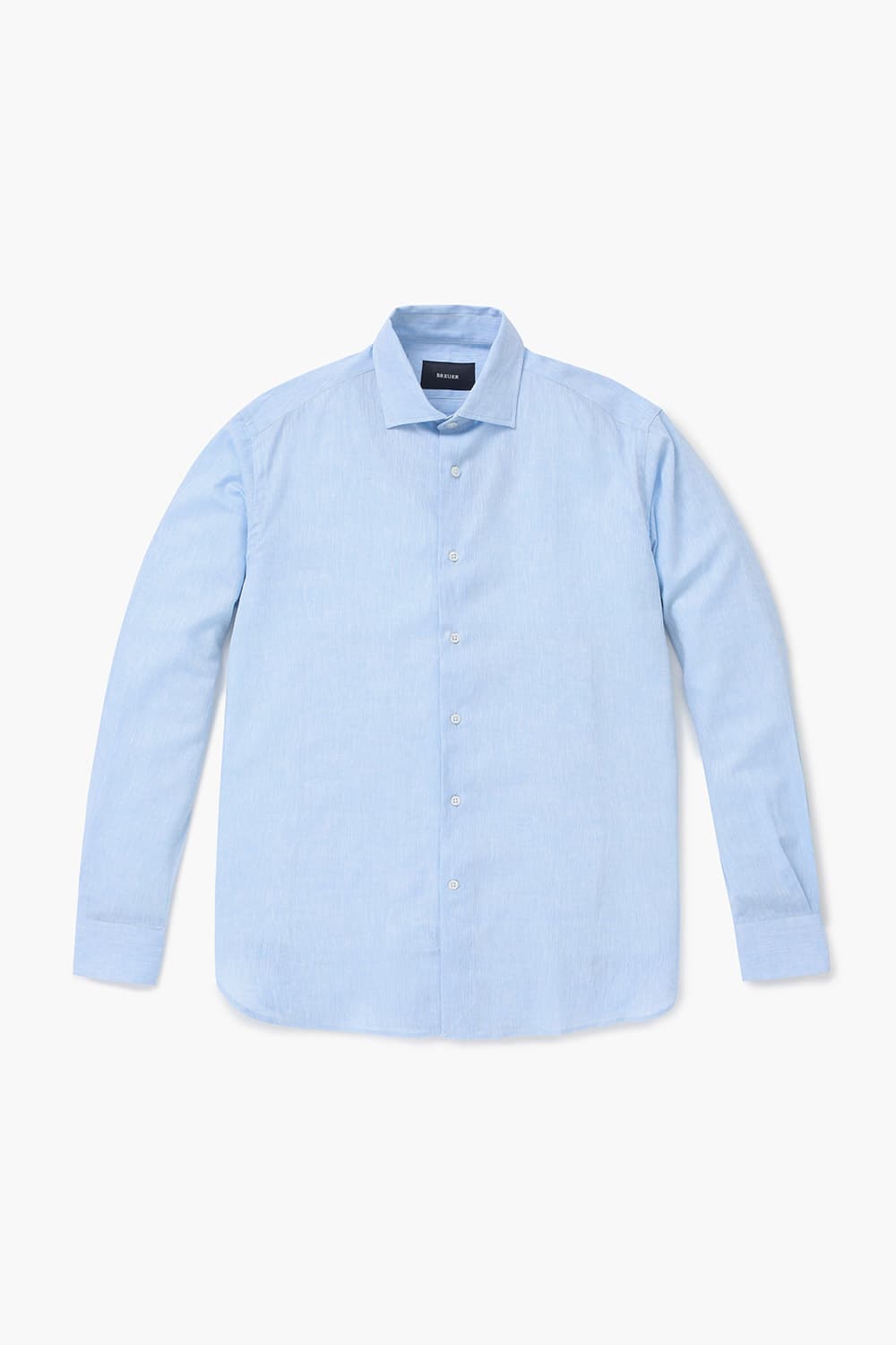 린넨 혼방 베이직 807 라이트블루 셔츠
